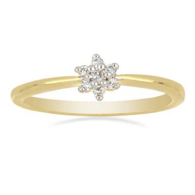 BUY GENUINE 14K GOLD WHITE DIAMOND GEMSTONE CLASSIC RING